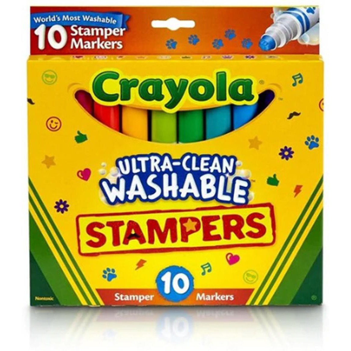 Crayola Ultra Clean Washable Stampers 10 Colors