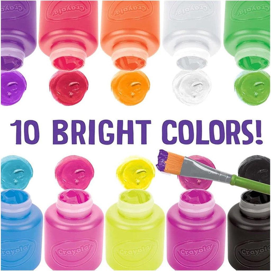 Crayola Washable Project Paint 10 Colors