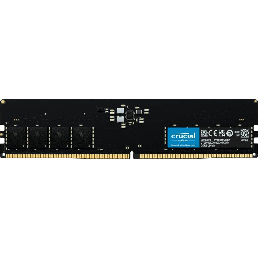 Crucial 16GB DDR5 4800 MT/s (PC5-38400) CL40 SR x8 Unbuffered DIMM