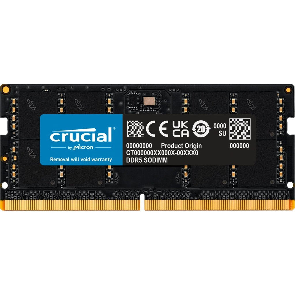 Crucial 16GB DDR5 5600MHZ SODIMM Memory Notebook - CT16G56C46S5