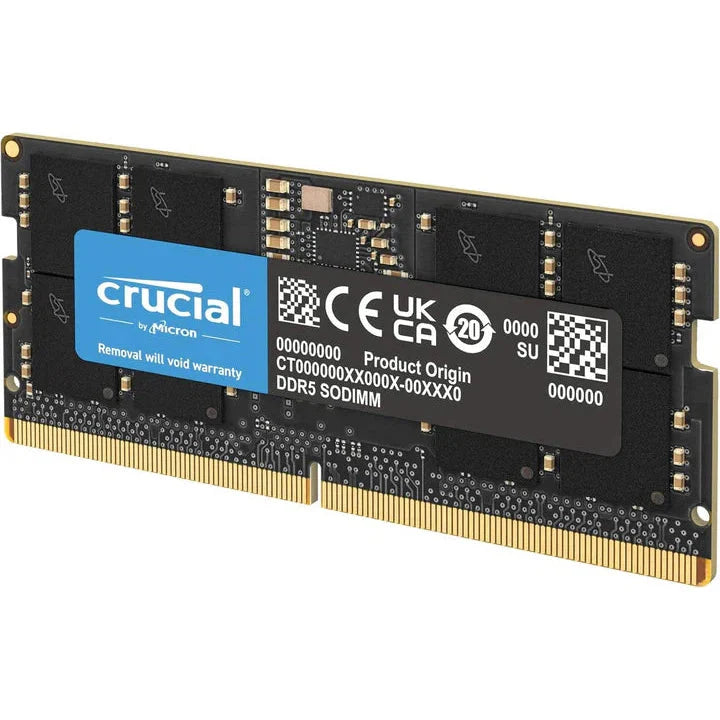 Crucial 8GB DDR5 4800MHZ SODIMM Memory Notebook-CT8G48C40S5