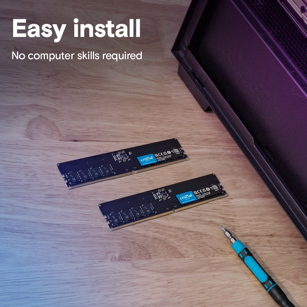 Crucial 8GB DDR5 5600MHz UDIMM Memory Desktop