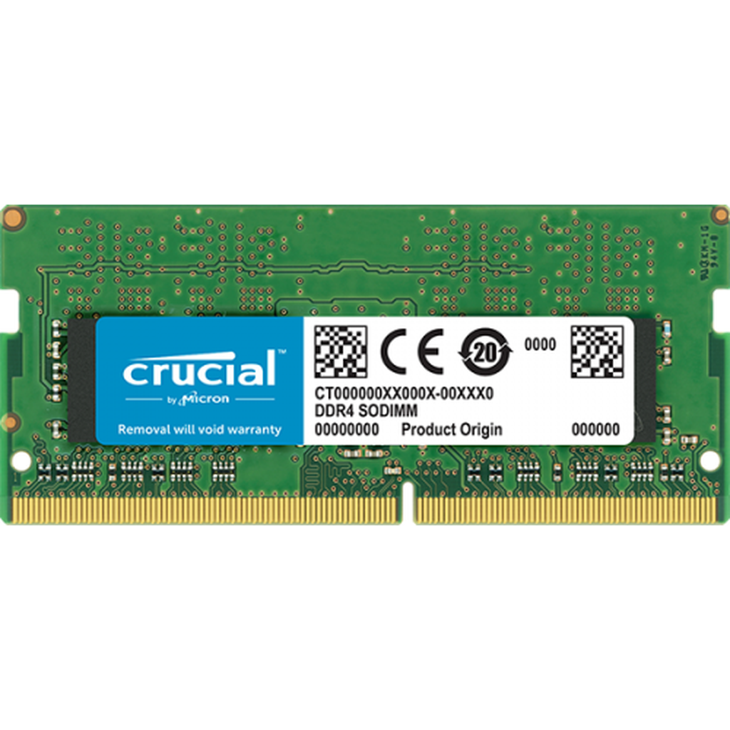 Crucial Notebook Memory - 8GB / DDR4 / 260-pin / 2666MHz / Notebook Memory Module