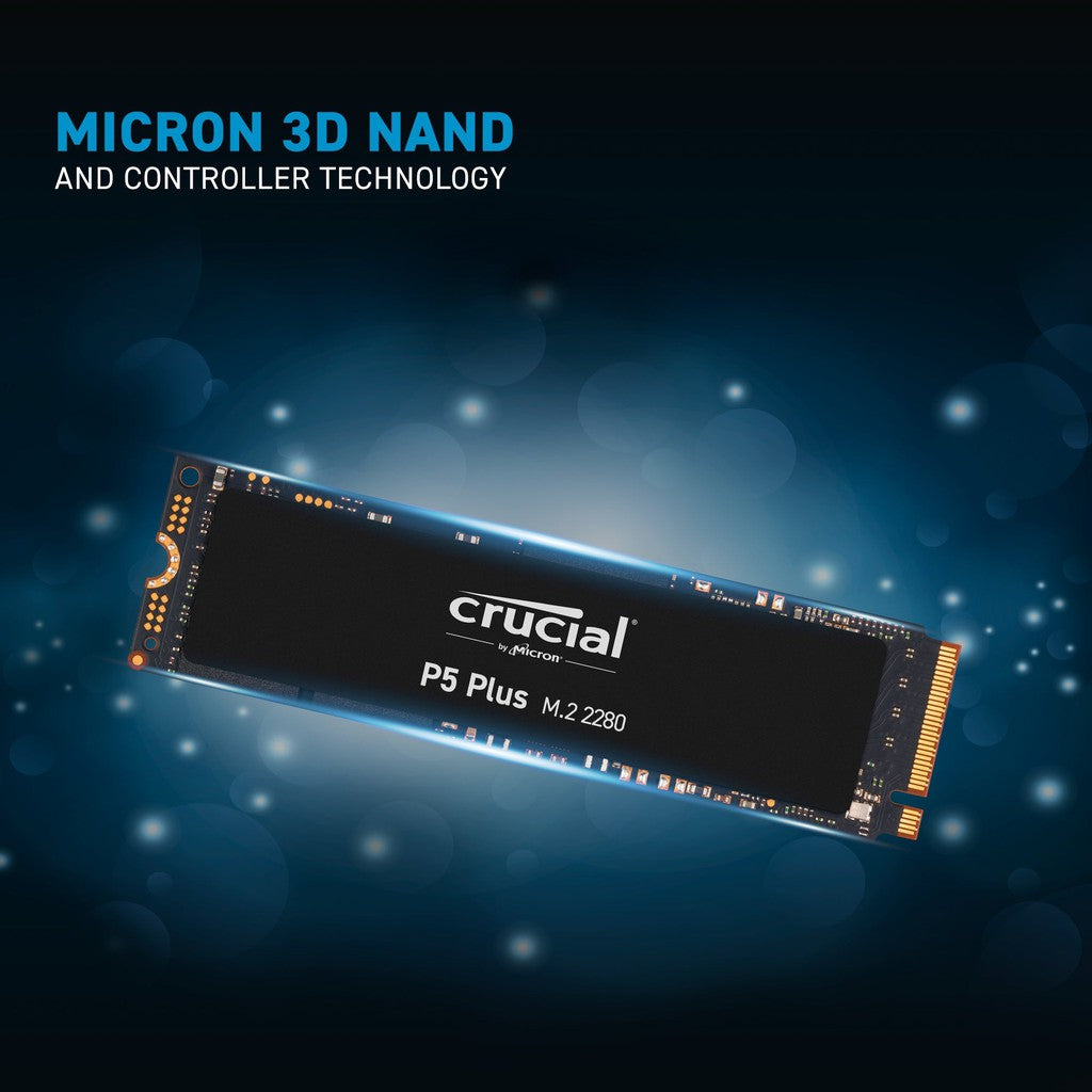 Crucial P5 Plus 500GB PCIe M.2 2280SS Gaming SSD