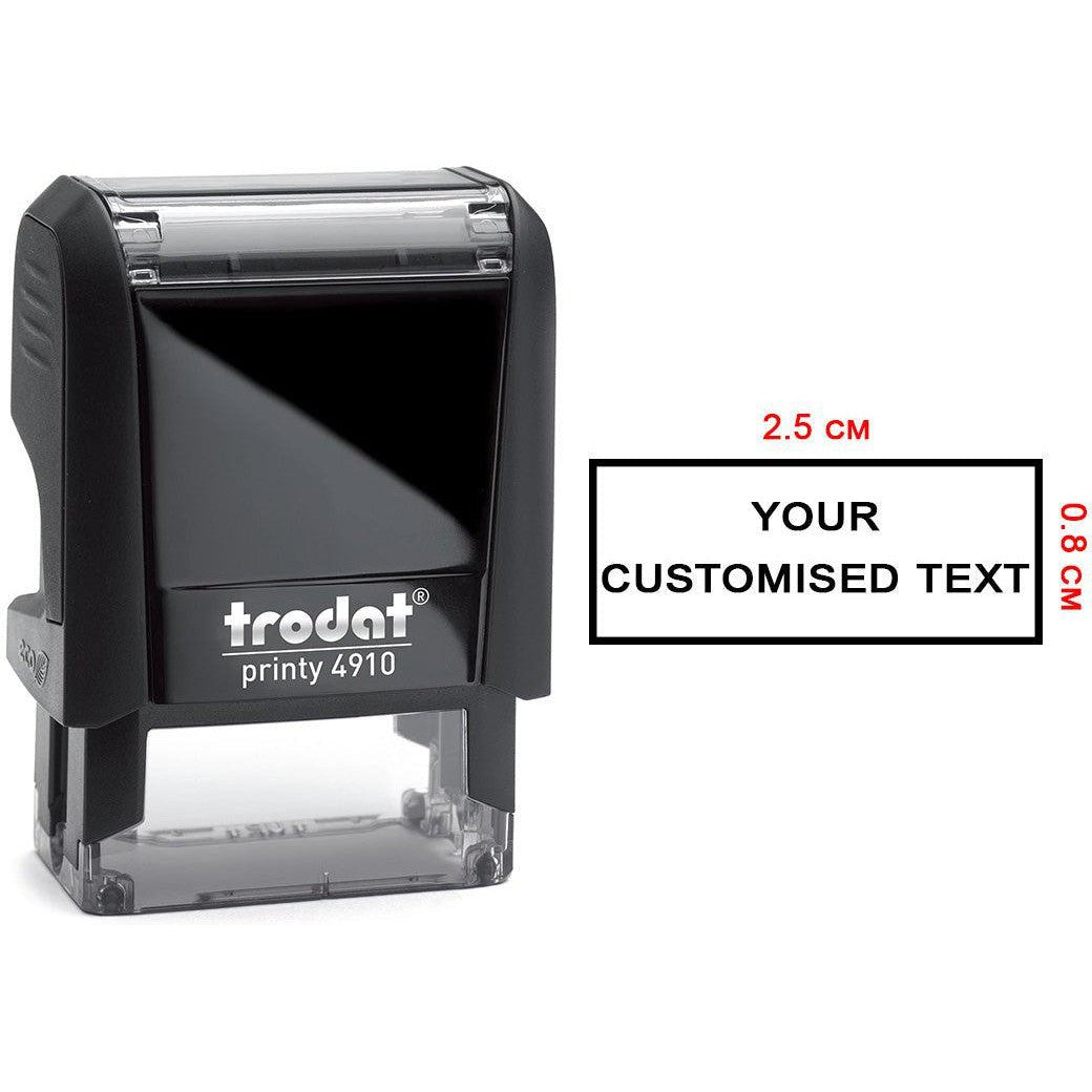Trodat Customized Stamp (2.5 Cm X 0.8 Cm)