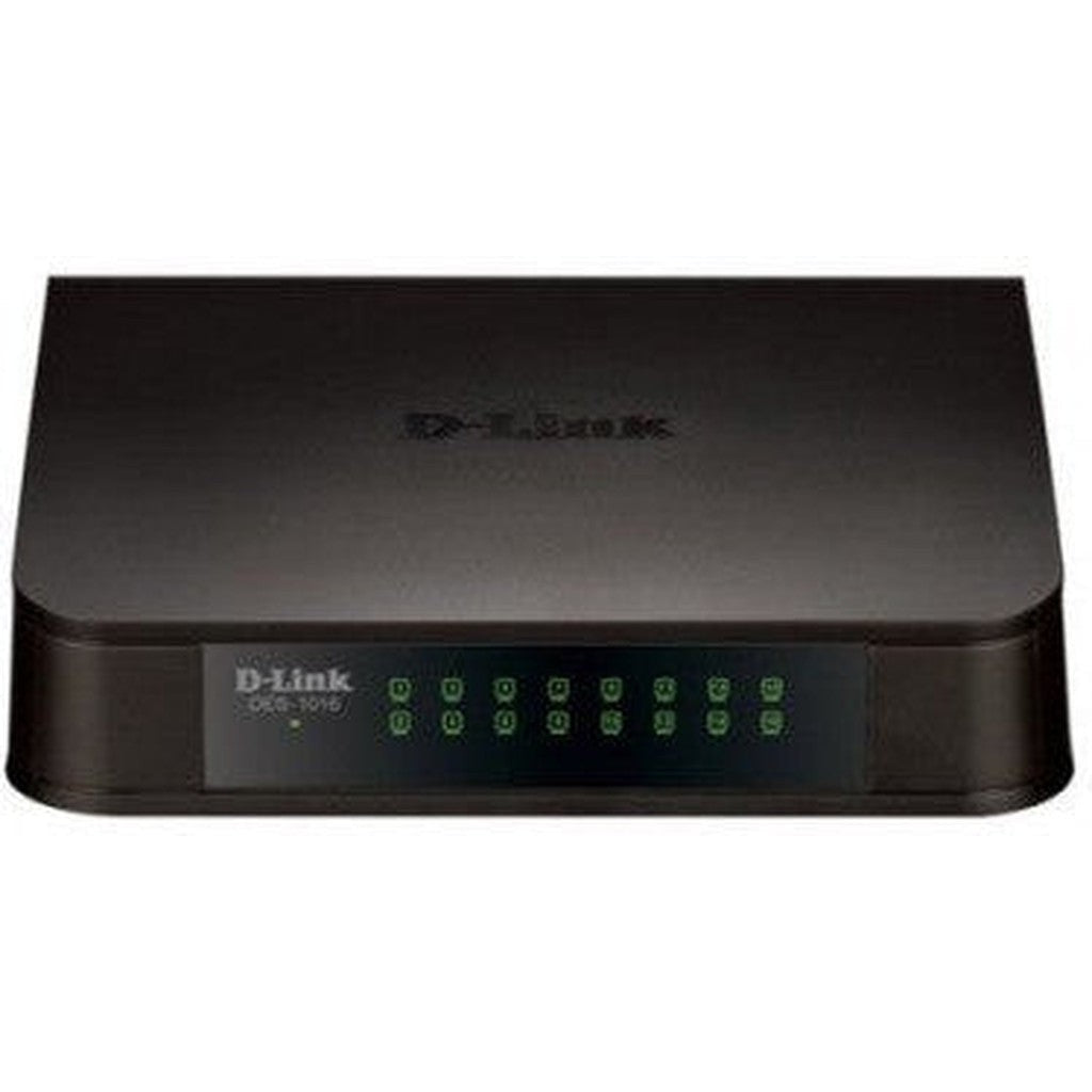 D-Link 16-Port 10/100 Fast Ethernet Unmanaged Desktop Switch - Des-1016A