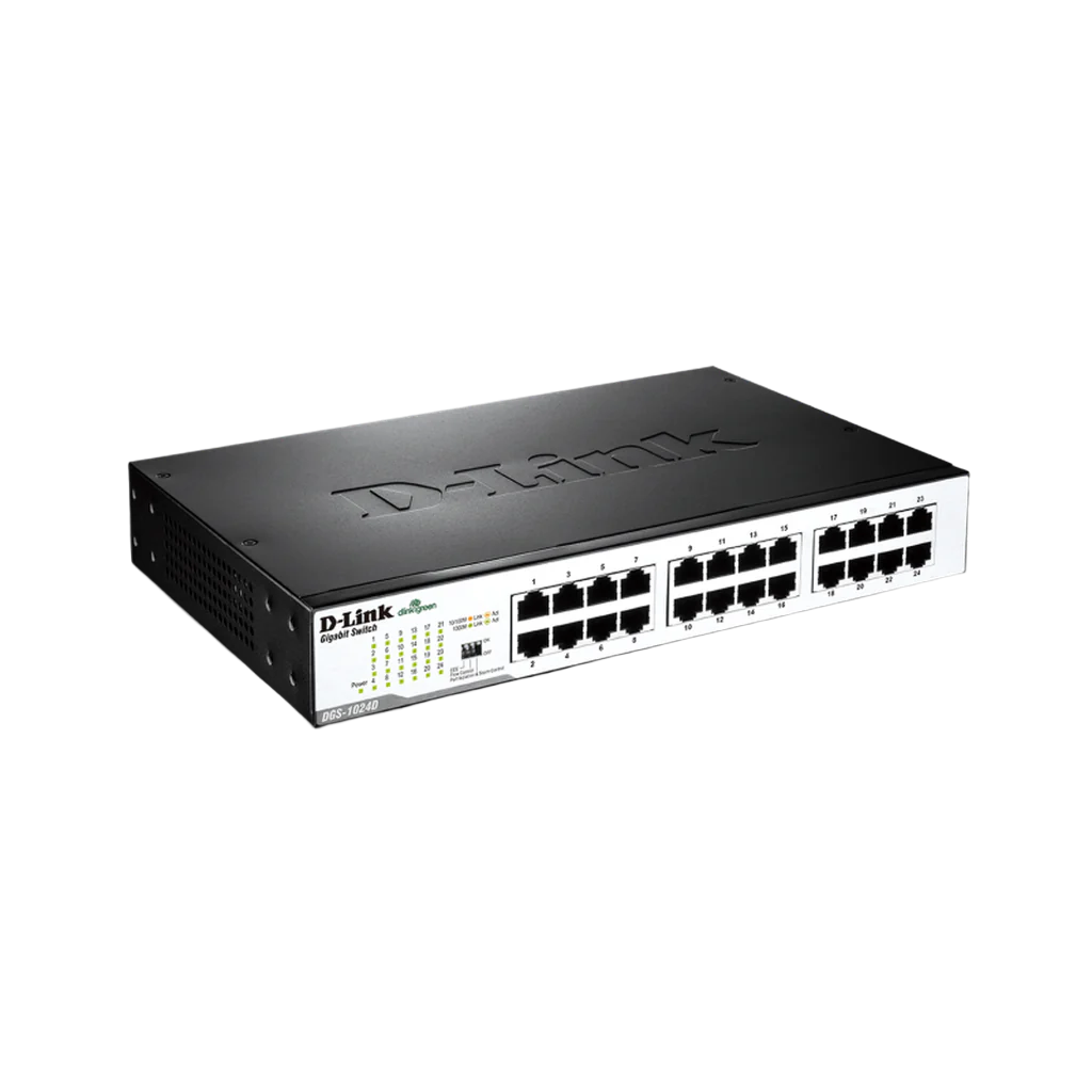 D-Link 24-Port Gigabit Unmanaged Desktop/Rackmount Switch Dgs-1024D