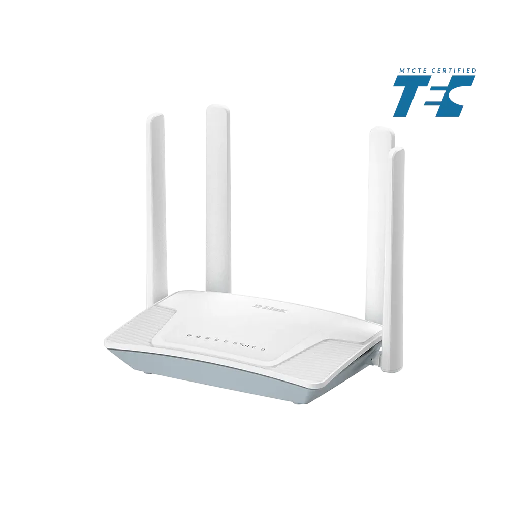 D-Link 4G LTE N300 Wi-Fi Router - 4G / Up to 300 Mbps / Ethernet WAN / LAN