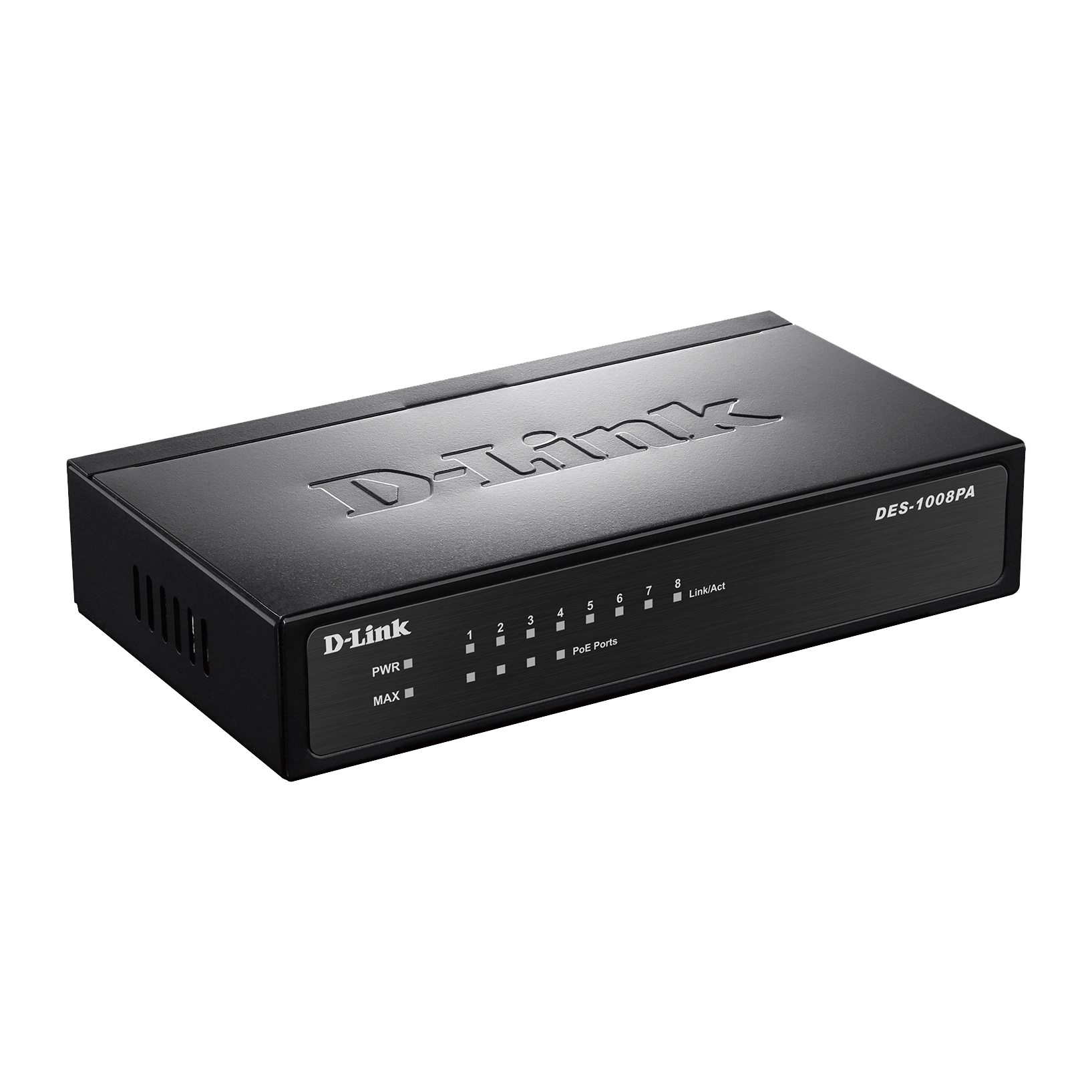 D-Link 8-Port 10/100 Unmanaged 4 Poe Desktop Switch Des-1008Pa