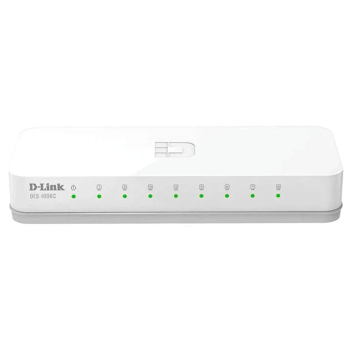 D-Link 8-Port 10/100 Unmanaged Switch DES-1008C