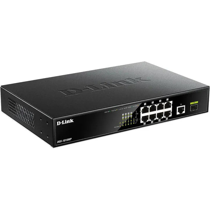 D-Link DGS-1010MP 10-Port Gigabit Rackmount PoE Switch