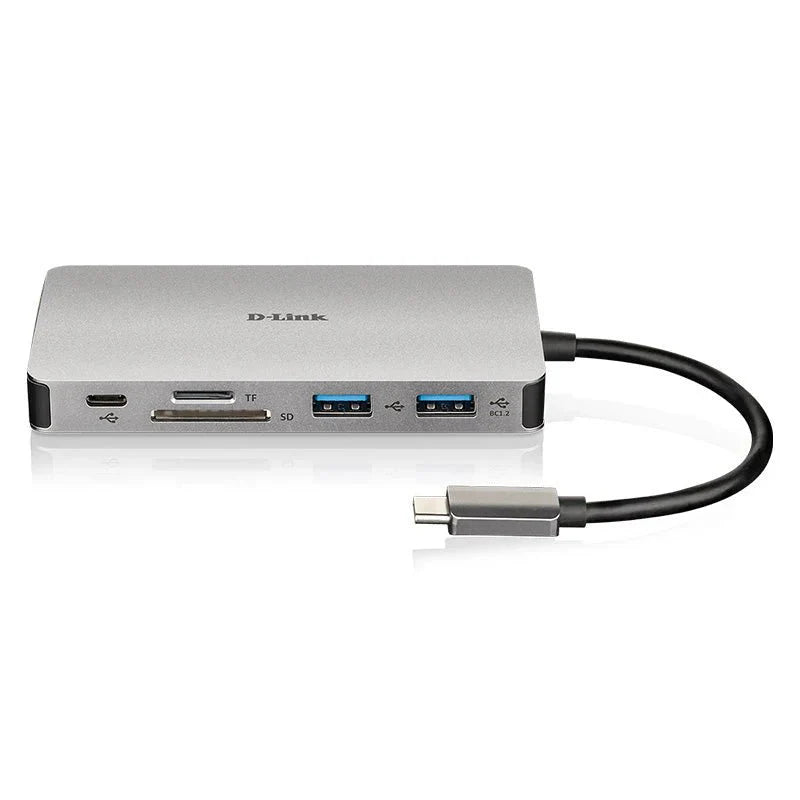 D-Link  9-in-1 USB-C Hub with HDMI/VGA/Ethernet/Card Reader