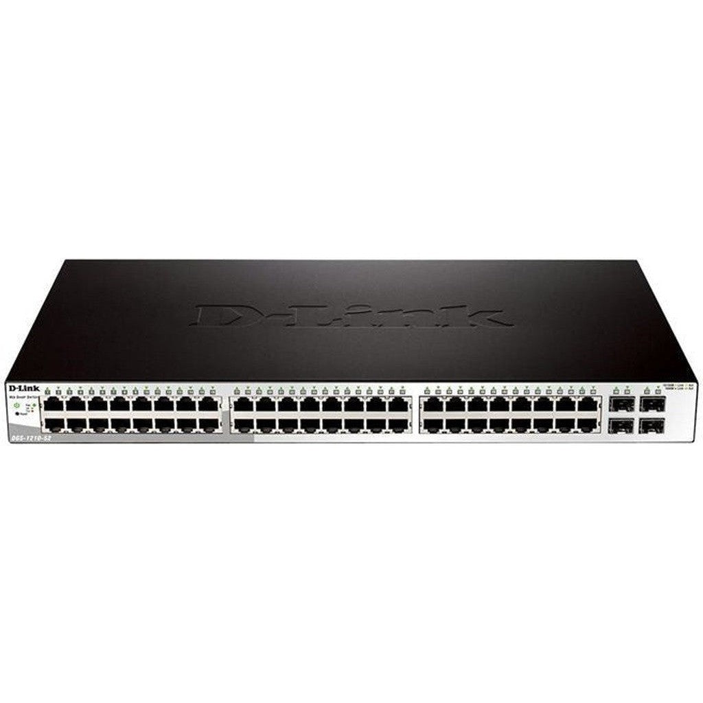 D-Link Dgs-1210-52 - 48-Ports / 4X Combo Sfp / Gigabit / Managed / Desktop / Rack (1U)