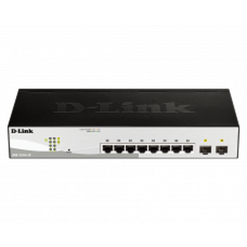 D-Link Switch 8 Port Gigabit Managed 2 Sfp Dgs-1210-10
