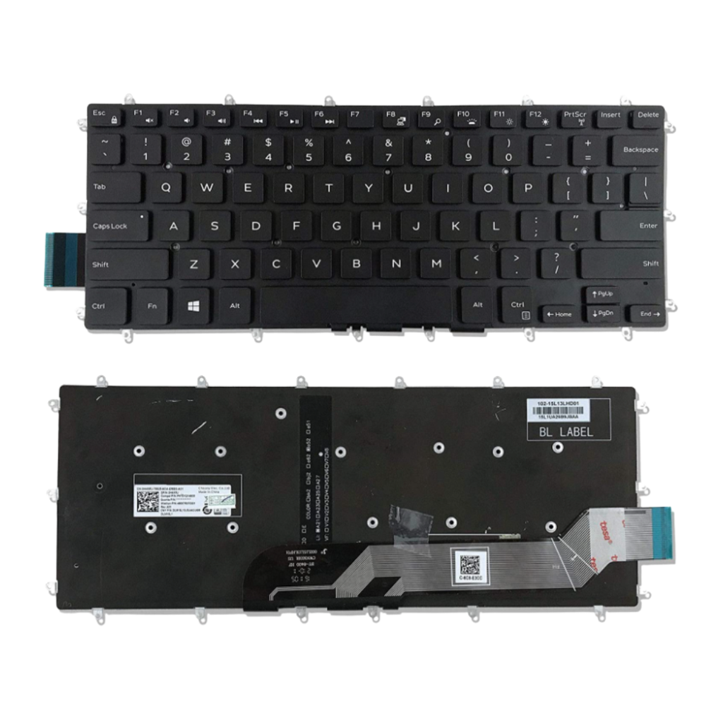 DELL 13 5368, 7378 Laptop Keyboard Compatible with Dell Inspiron 13 5000 and 7000 Series Models