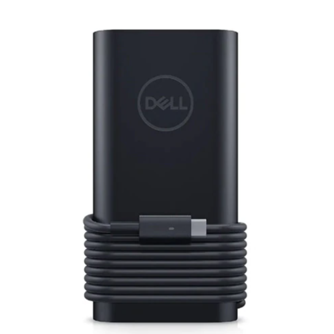 Dell USB-C Laptop Charger with Power Cable – 130W 20V-6.5A
