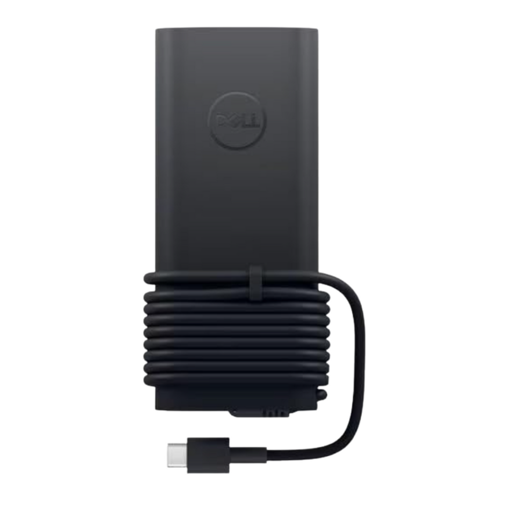 Dell USB-C Laptop Charger with Power Cable – 130W 20V-6.5A