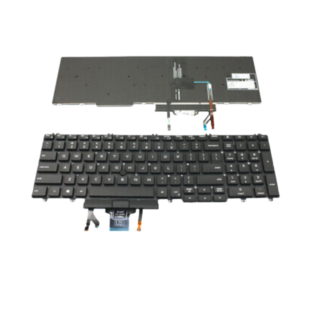 DELL Latitude 5500 / 5501 Laptop Keyboard US English & Arabic Layout Black Backlit Supported