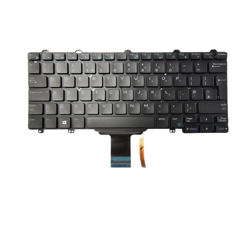 DELL Latitude E5250 / E5270 / E7250 / E7270 Laptop Keyboard US English & Arabic Layout Black Backlit Supported