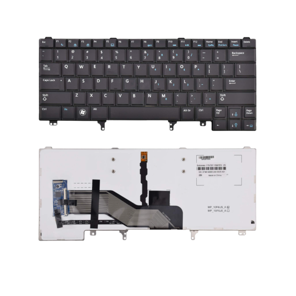 DELL Latitude E6420 / E6430 Laptop Keyboard Black US English & Arabic Layout