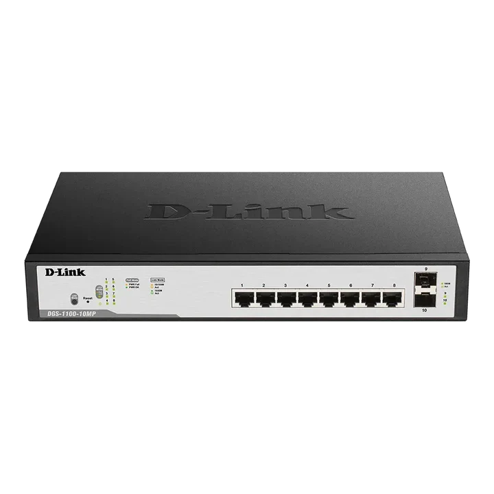 Switch Dlink 8 Port Gigabit Poe Managed, Dgs-F1100-10Ps-E