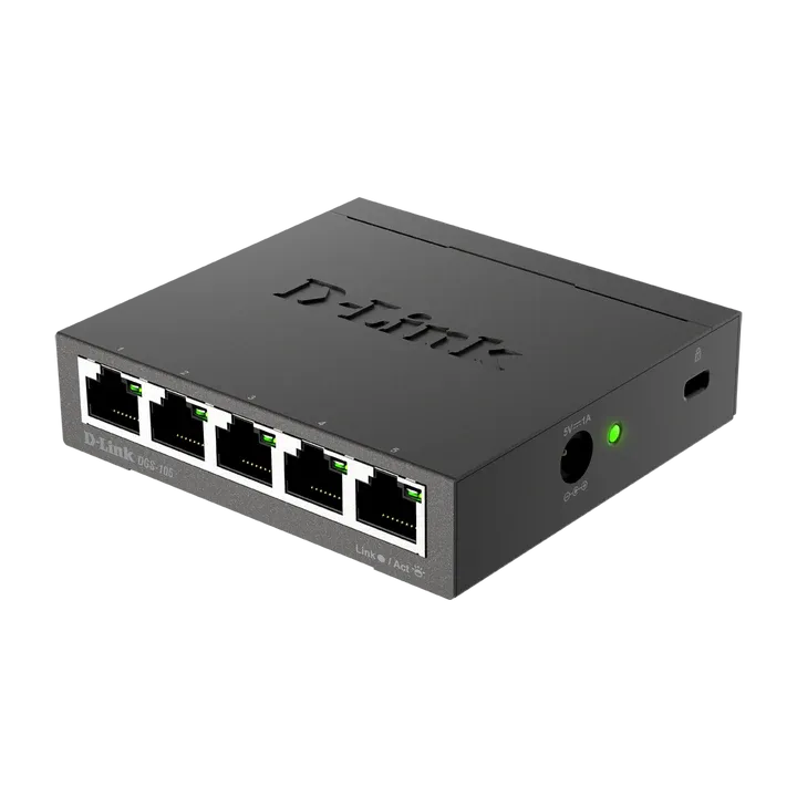 D-Link 5-Port Gigabit Unmanaged Metal Switch (Dgs-105)