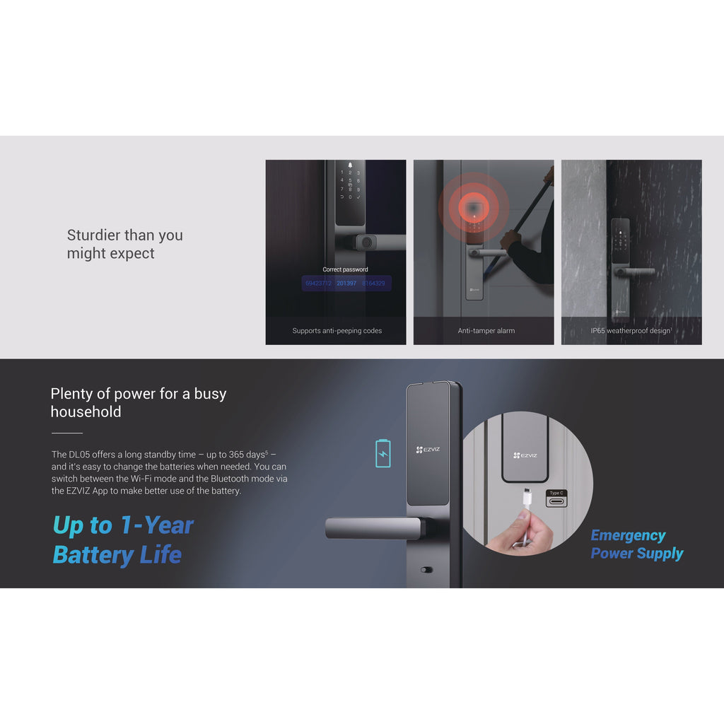 Ezviz DL05 Smart Fingerprint Lock