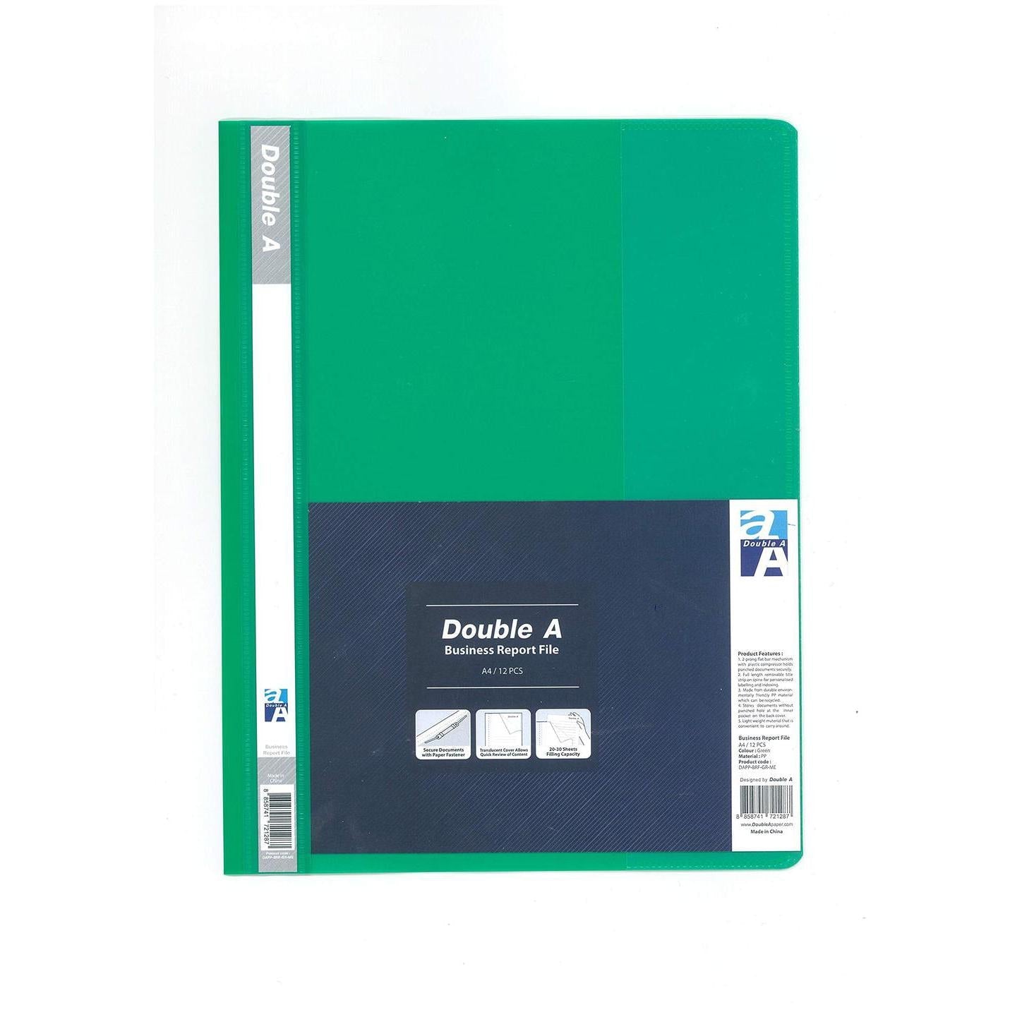 DOUBLE A Business Report File