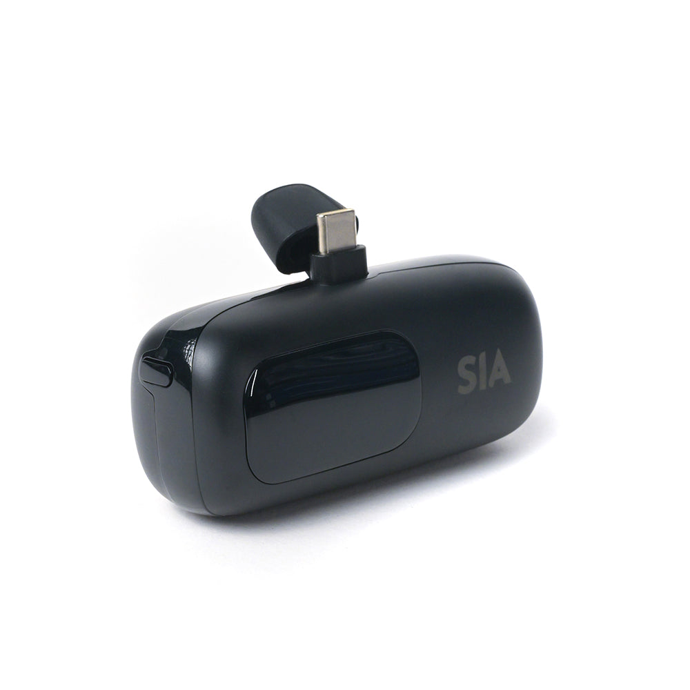 SIA Volt Link SIPBPLGC5-BLK Mini power bank Type-C plug  PD 20W 5000Mah -black
