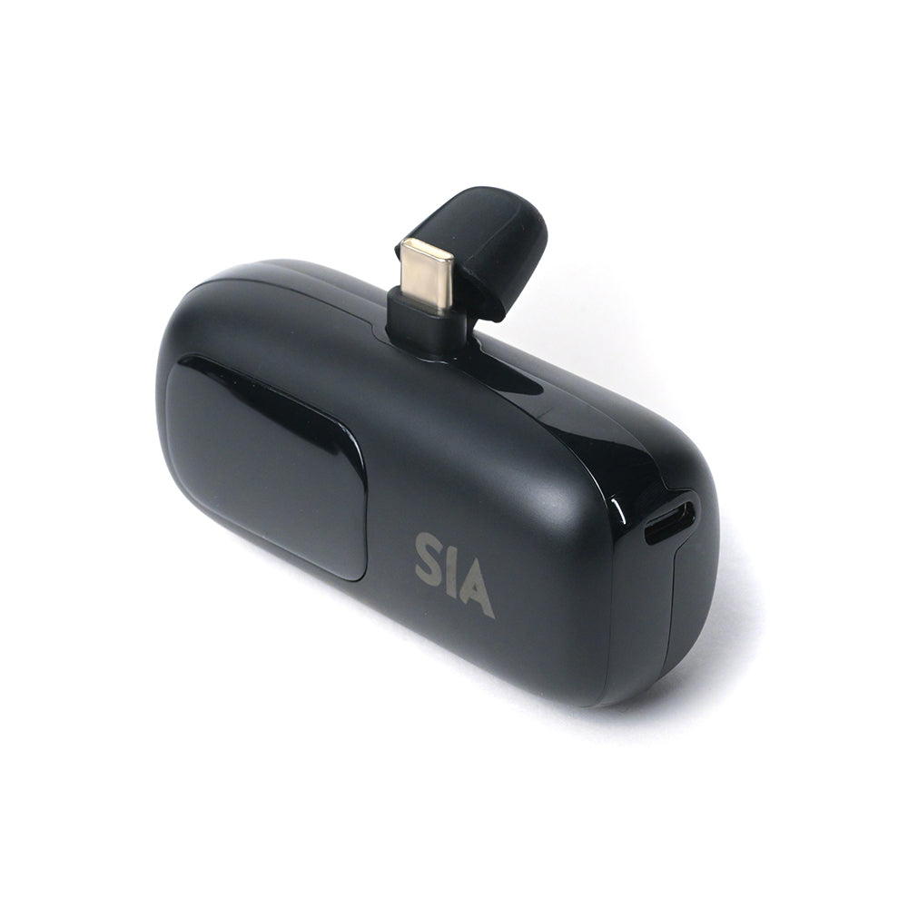 SIA Volt Link SIPBPLGC5-BLK Mini power bank Type-C plug  PD 20W 5000Mah -black