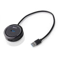 DTech DT-3309 USB3.0 HUB 4-port black 0.3M