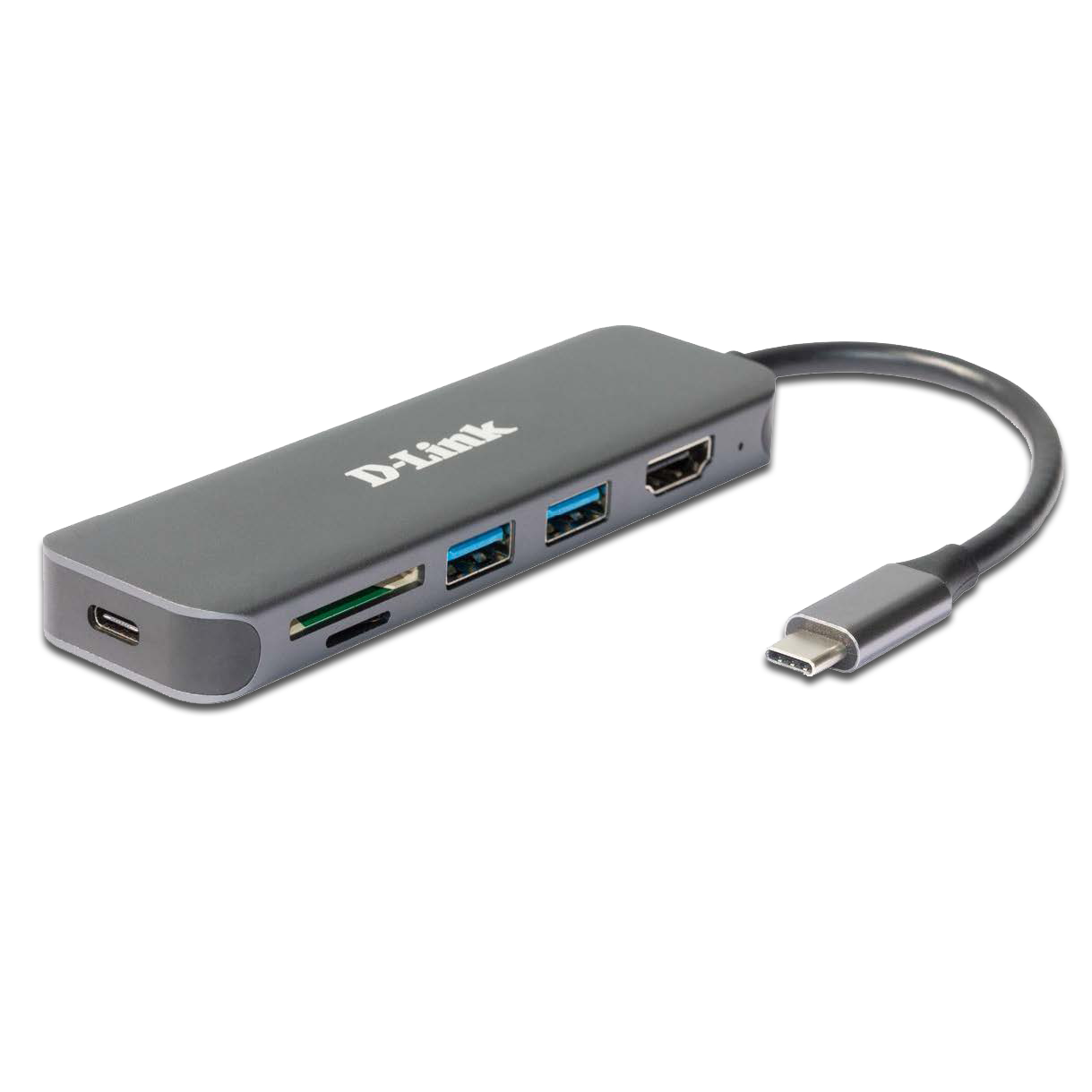 D-Link 6-in-1 USB Adapter - USB-A 3.1 / USB-C 3.1 / HDMI