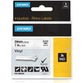 DYMO RHINO TAPE 24MM BLACK ON WHITE VINYL – DY1805430
