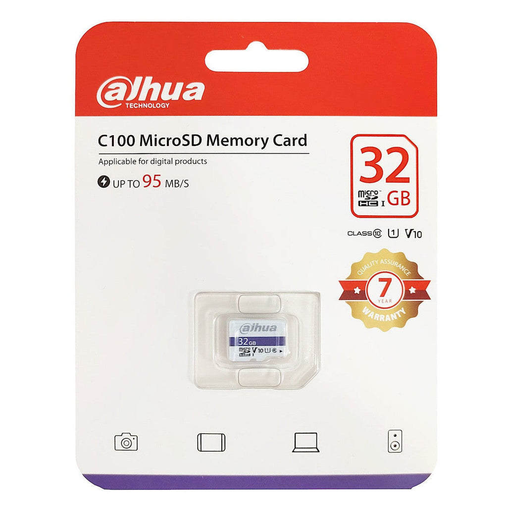 Dahua C100 32GB microSD Memory Card – High-Speed & Durable Storage Solution