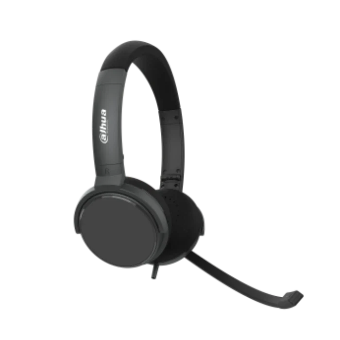 Dahua VCS-ER200 Wired Headset, Dual microphone, AI Noise Reduction, 20Hz~20kHz Frequency Rate - Black