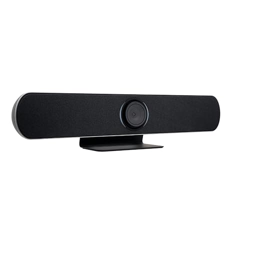 Dahua 4K UHD Integrated USB WebCam, 4K Resolution (3840x2160)@30fps, Bluetooth 5.0 supported - Black