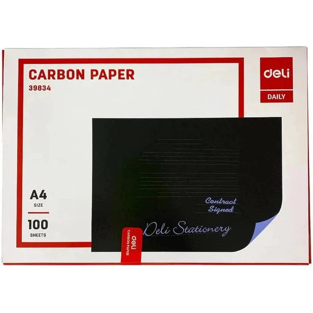 Deli Carbon Paper Pack Blie Color 100 Sheets