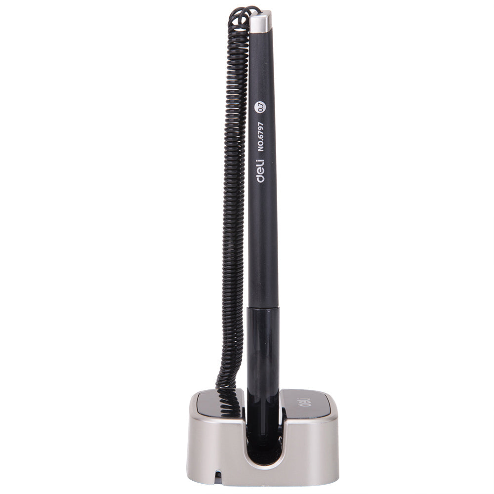 Deli Desk Fix Counter Pen E6797 0.7mm Black
