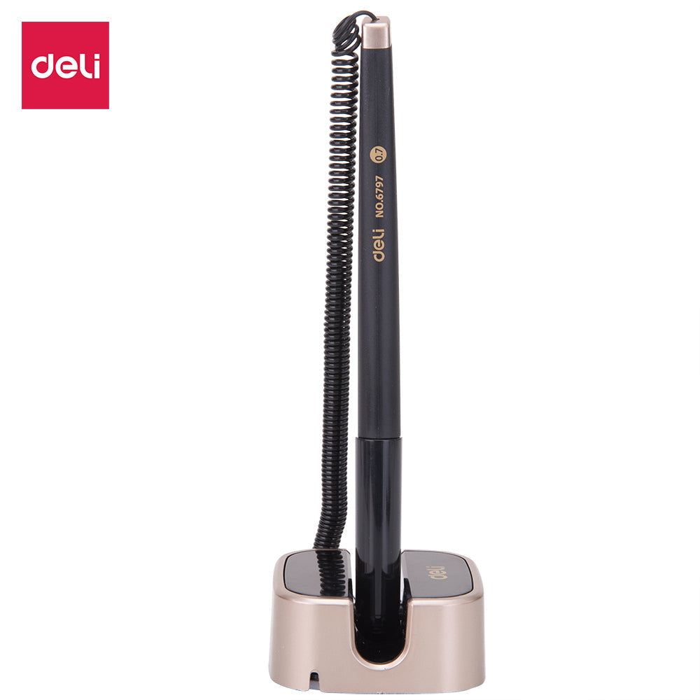 Deli Desk Fix Counter Pen E6797 0.7mm Blue