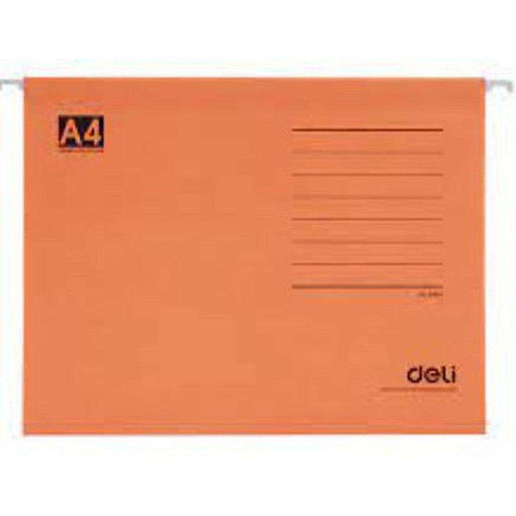 Deli Hanging Folder A4 Orange Color - 12/Pack
