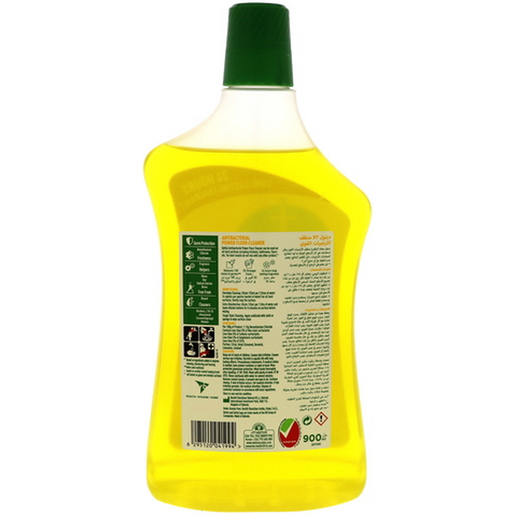 Dettol Power Antibacterial Floor Cleaner Lemon 900Ml