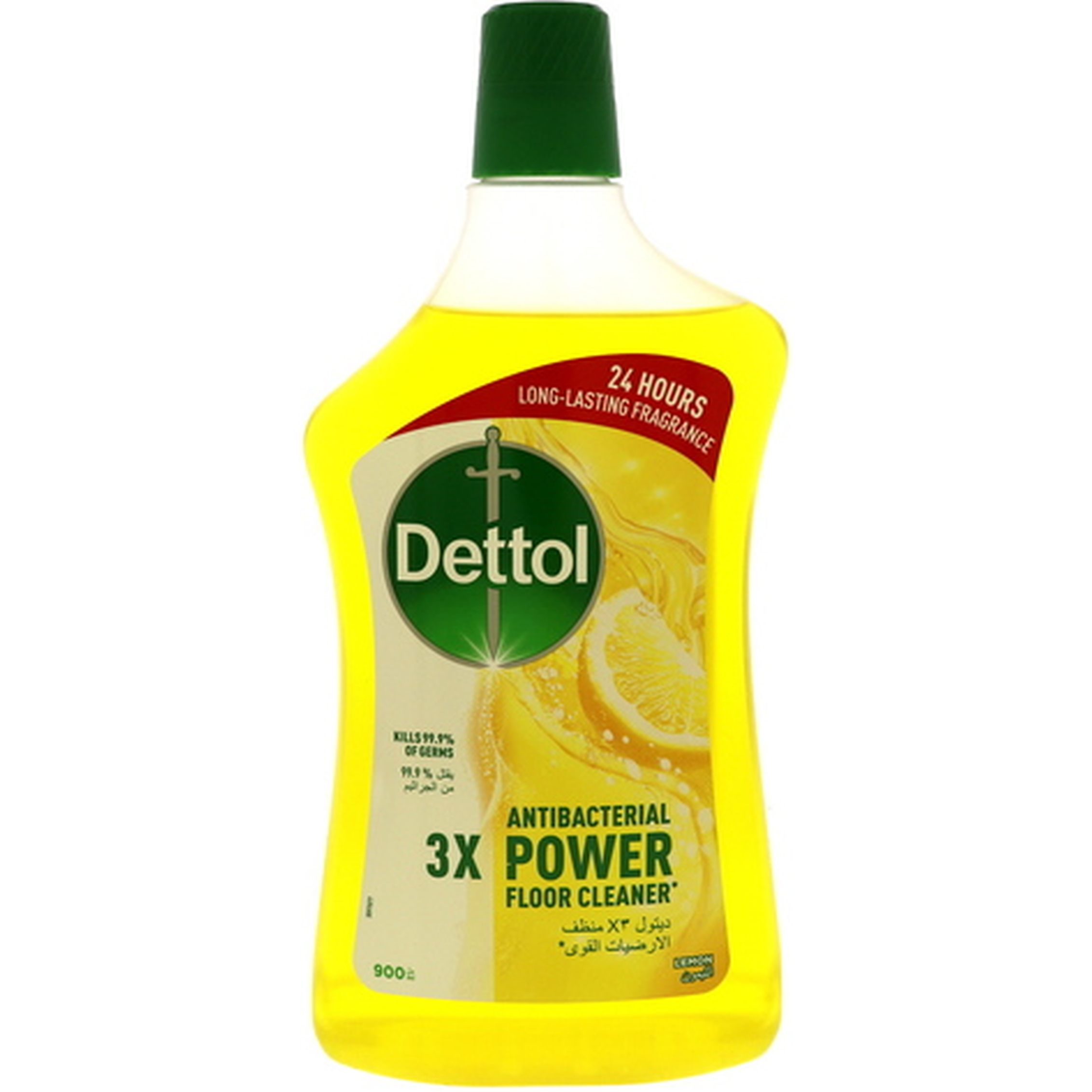 Dettol Power Antibacterial Floor Cleaner Lemon 900Ml