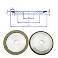 Diamond Grinding Wheel For Sharping Tct Circular Saw Blade - 4mm