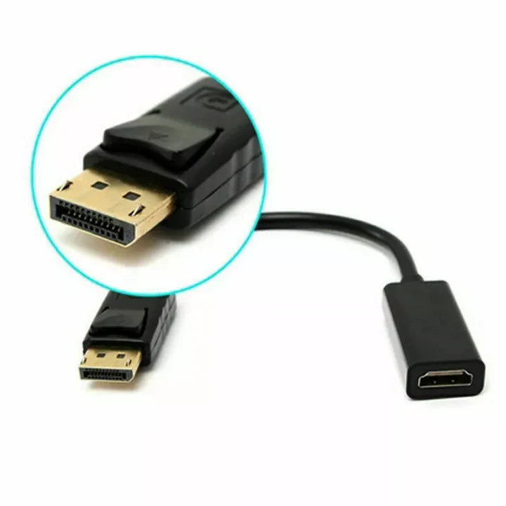 Display Port to HDMI Video Adapter Converter