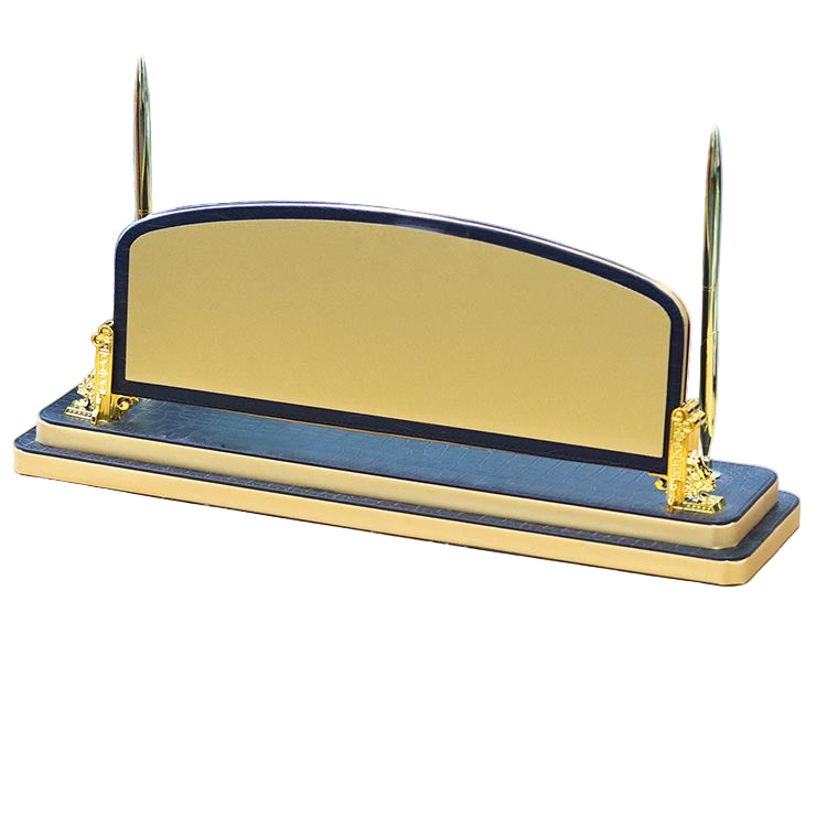 Desk Name Stand Black 1106