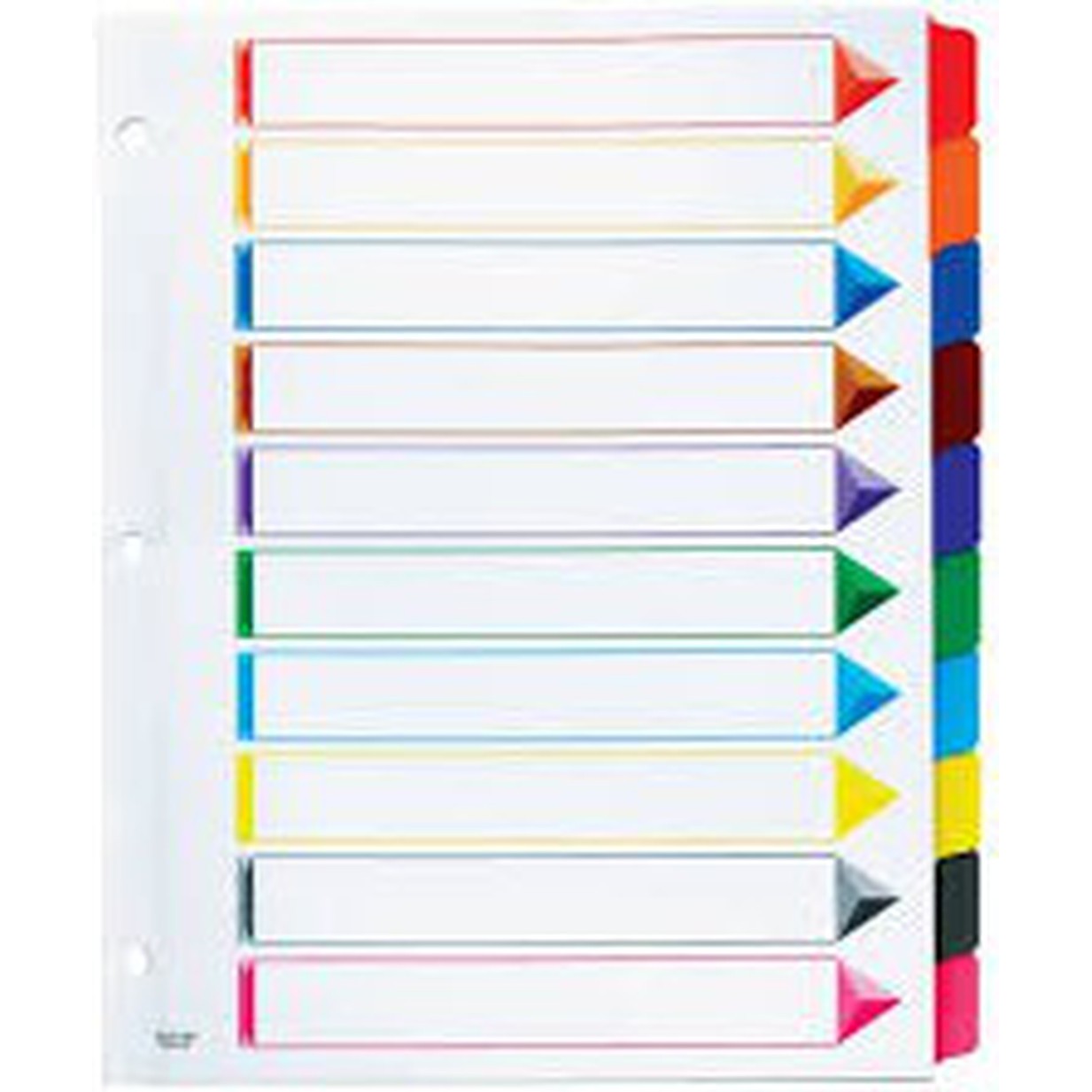 Divider 1To10 Without Number Colour