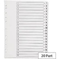 Divider 1To20 Grey Numeric