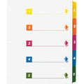 Divider 1To5 Color With Number