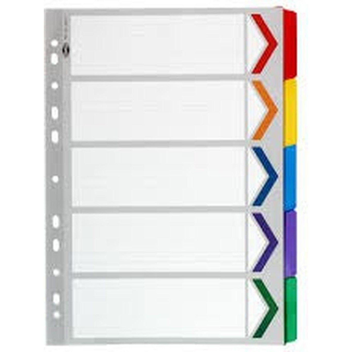 Divider 1To5 Without Number Colour