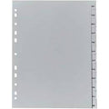 Divider January To December Grey